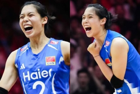 "Chân dài" bóng chuyền châu Á gây sốt giải thế giới, Trung Quốc đè bẹp Pháp 3-0