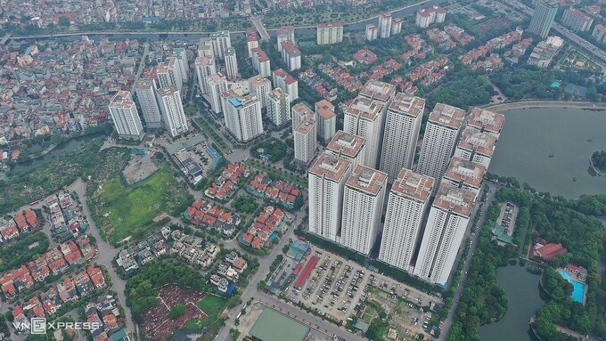 Bất động sản khu vực Hoàng Mai, Hà Nội. Ảnh: Ngọc Thành