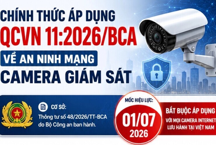 Từ 1/7, người dùng camera kết nối Internet cần chú ý quy định này của Bộ Công an
