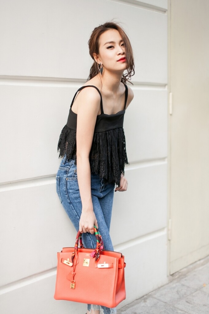 Hoàng Thùy Linh phối đồ 5 triệu với túi Hermes nửa tỷ đồng - 6