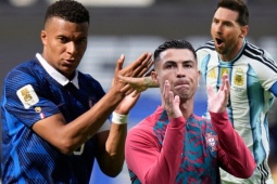 Tin nóng bóng đá World Cup 22/6: Mbappe đặt Ronaldo ngang hàng Messi