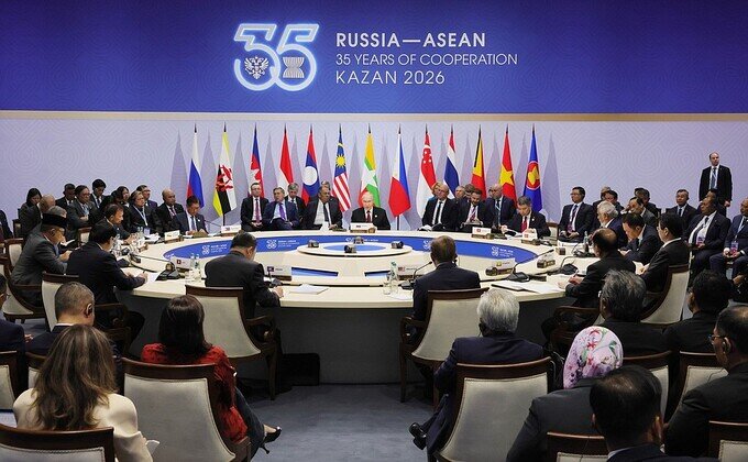 Hội nghị Cấp cao kỷ niệm 35 năm quan hệ ASEAN - Nga tại thành phố Kazan ngày 18/6. Ảnh: Điện Kremlin