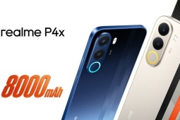 Realme P4x 4G ra mắt: Pin 8.000 mAh, giá 5,08 triệu đồng