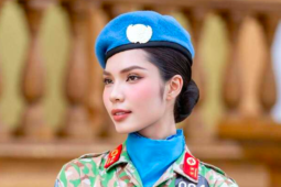 Nhan sắc nữ trung úy 25 tuổi gây sốt ở Miss Grand Vietnam 2026