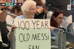 'Bà cụ gangster' 100 tuổi cổ vũ Messi gây sốt tại World Cup 2026