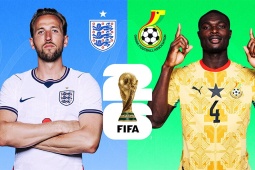 Trực tiếp bóng đá Anh - Ghana: Kane săn kỷ lục, “Tam sư” thị uy sức mạnh (World Cup)