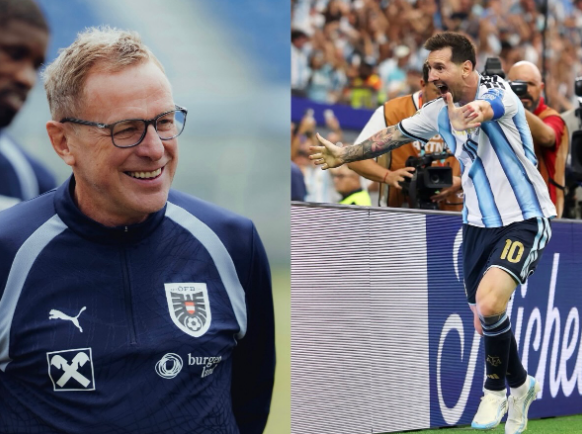 Ralf Rangnick cũng phải chịu thua, ông hiểu rằng không có đấu pháp nào có thể hoàn toàn ngăn được Messi