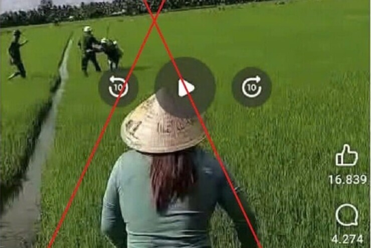 Vĩnh Long: Làm rõ vụ phun thuốc diệt cỏ vào lực lượng công an
