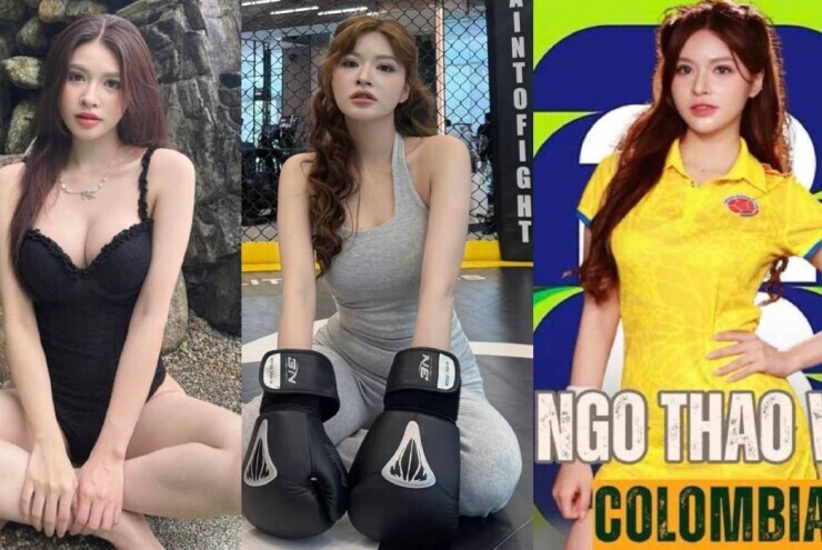 Nhan sắc nóng bỏng của "nàng thơ" mê boxing, hết mình cổ vũ Colombia ở World Cup