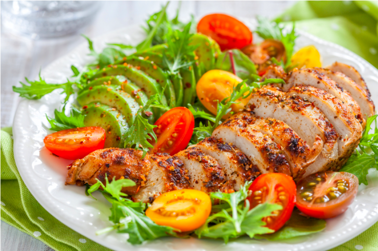 Xây dựng thực đơn lành mạnh không chỉ giúp giảm cân mà còn bảo đảm cân bằng nội tiết và giúp làm đẹp da.