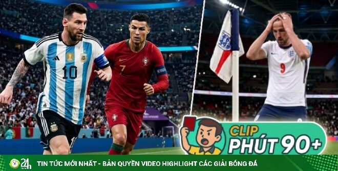 Ronaldo - Messi cảm xúc trái ngược phút 90+5, ĐT Anh "học lỏm" Arsenal bất thành