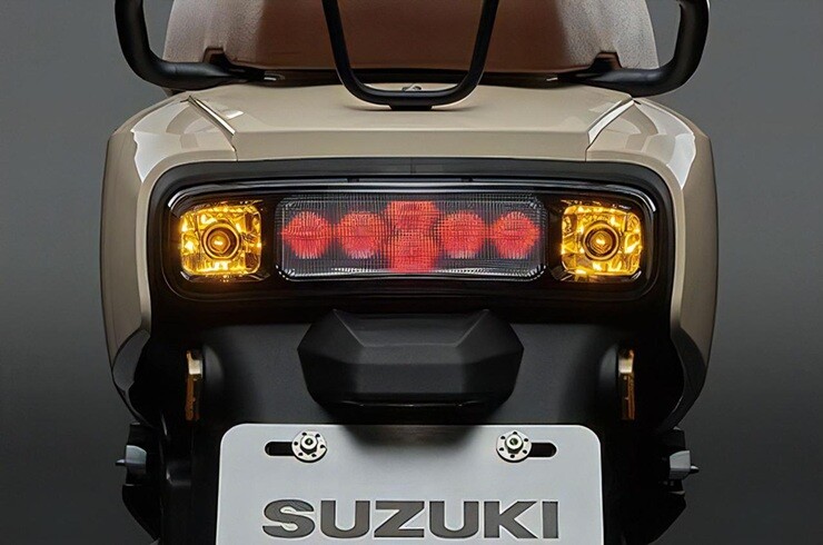 Suzuki ra mắt xe ga hoàn toàn mới với thiết kế vuông vức khác biệt - 4