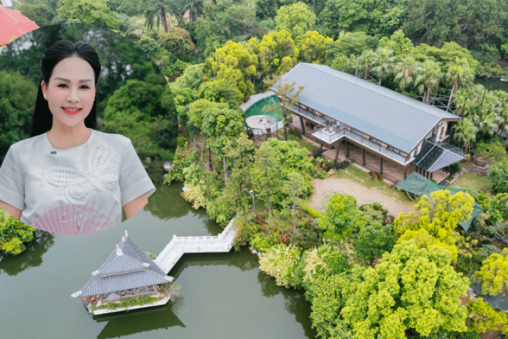 Nhà vườn 25.000 m2 như khu sinh thái của ca sĩ Khánh Ly