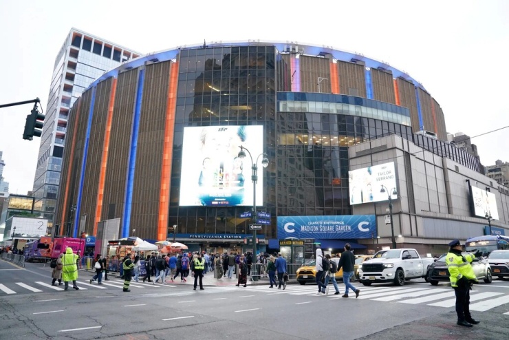 Nhà thi đấu Madison Square Garden. Ảnh: Page Six