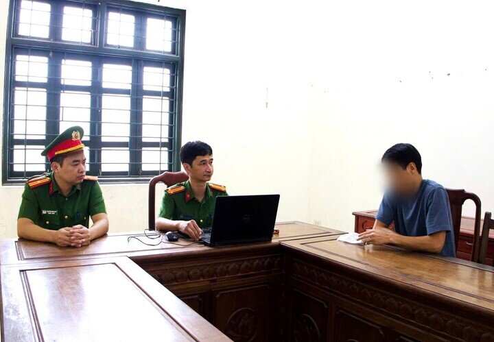 Nguyễn Văn T. đã ra trình diện cơ quan chức năng sau khi hành hung một thai phụ.