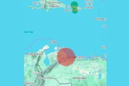 Venezuela rung chuyển vì động đất mạnh, nguy cơ xuất hiện sóng thần