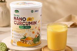 Sữa hạt Nano Curcumin Hạt Sen 365 cứu tinh cho cơ thể có thói quen ăn uống không lành mạnh