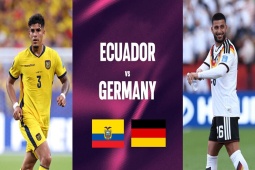Trực tiếp bóng đá Ecuador - Đức: Khẳng định vị thế (World Cup)