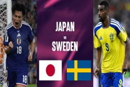 Trực tiếp bóng đá Nhật Bản - Thụy Điển: Hướng tới ngôi đầu bảng (World Cup)