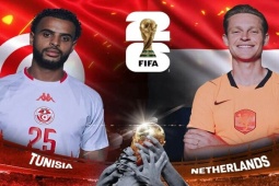 Trực tiếp bóng đá Tunisia - Hà Lan:  " Cơn lốc da cam "  thị uy (World Cup)