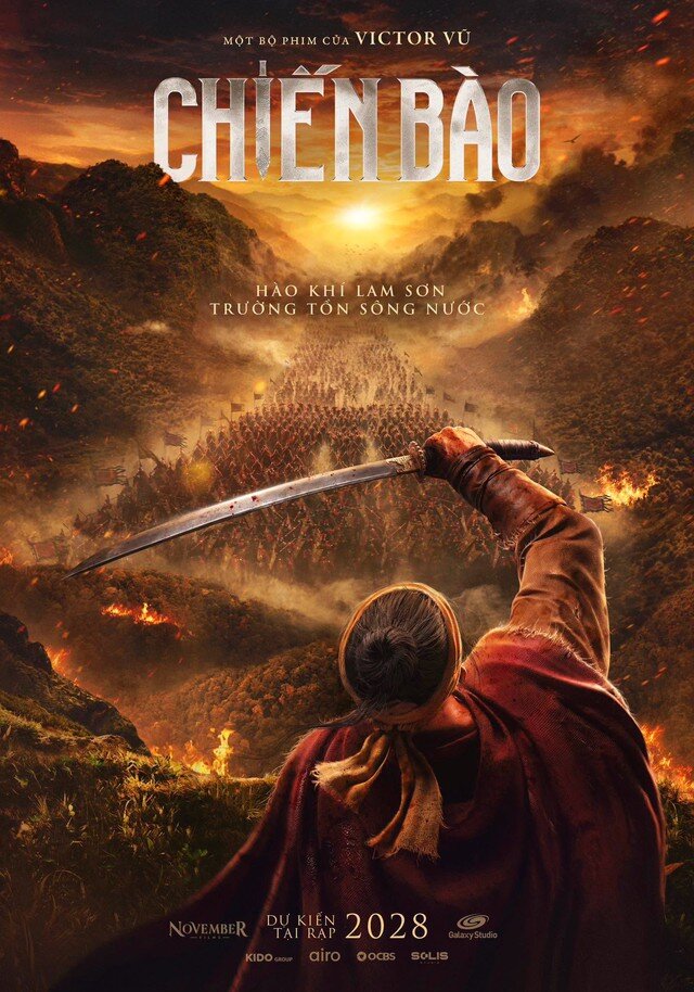 Poster phim "Chiến bào".