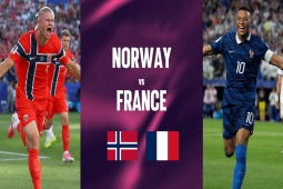 Trực tiếp bóng đá Na Uy - Pháp: Màn thư hùng Haaland - Mbappe (World Cup)
