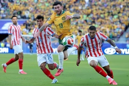 Video bóng đá Paraguay - Australia: Tiếc nuối cơ hội (World Cup)