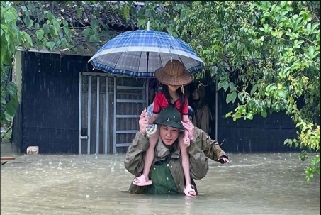 Mưa lũ khiến nhiều nơi ở Cao Bằng ngập sâu