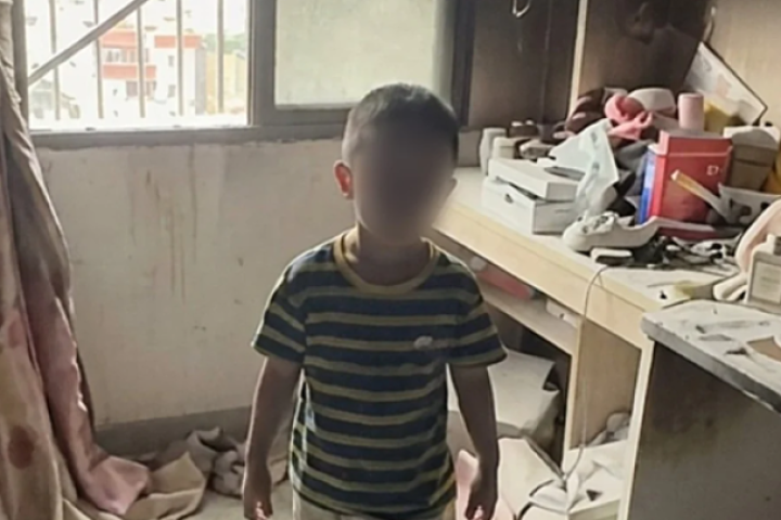 Ông bố được khen vì cách xử lý khi con làm cháy nhà