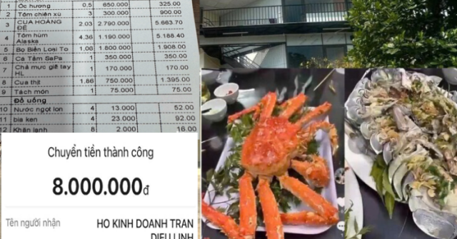 Vụ ‘bùng’ hóa đơn hải sản 16 triệu: Đại diện nhóm khách trả 8 triệu đồng, hé lộ hoàn cảnh các cô gái đi cùng