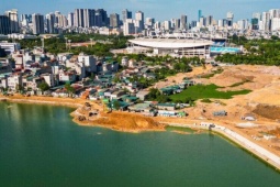 Hồ điều hòa nghìn tỷ phía Tây Hà Nội dần lộ diện