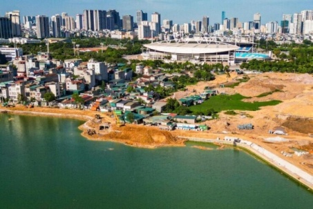 Hồ điều hòa nghìn tỷ phía Tây Hà Nội dần lộ diện