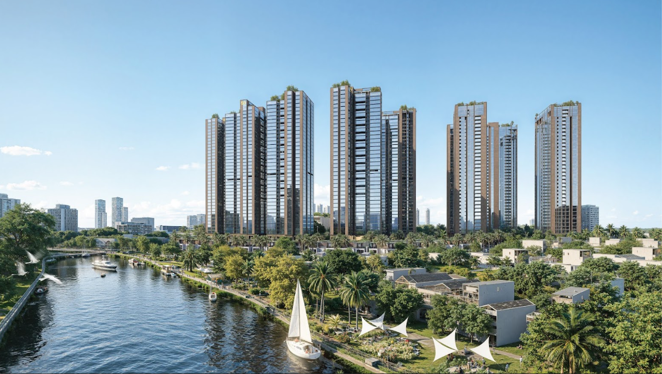 Sunshine Sky City là Tổ hợp Thương mại, Dịch vụ và Căn hộ “chuẩn khách sạn” ven sông tiên phong tại khu Nam TP.HCM, gồm 9 tòa tháp cao 26-38 tầng, cung cấp gần 3.500 sản phẩm cao cấp.