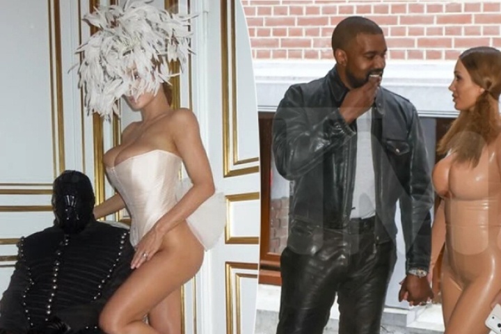 Kanye West tổ chức sinh nhật xa hoa cùng vợ ở cung điện