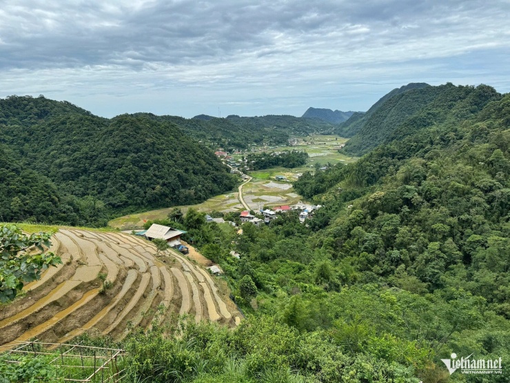Khung cảnh xanh mát, yên bình ở xã Vân Sơn