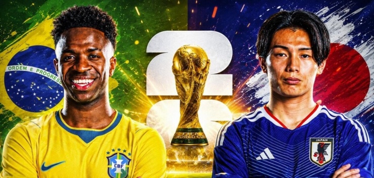 Xem trực tiếp Nhật Bản vs Brazil vòng 32 đội World Cup 2026 ở đâu? - 1