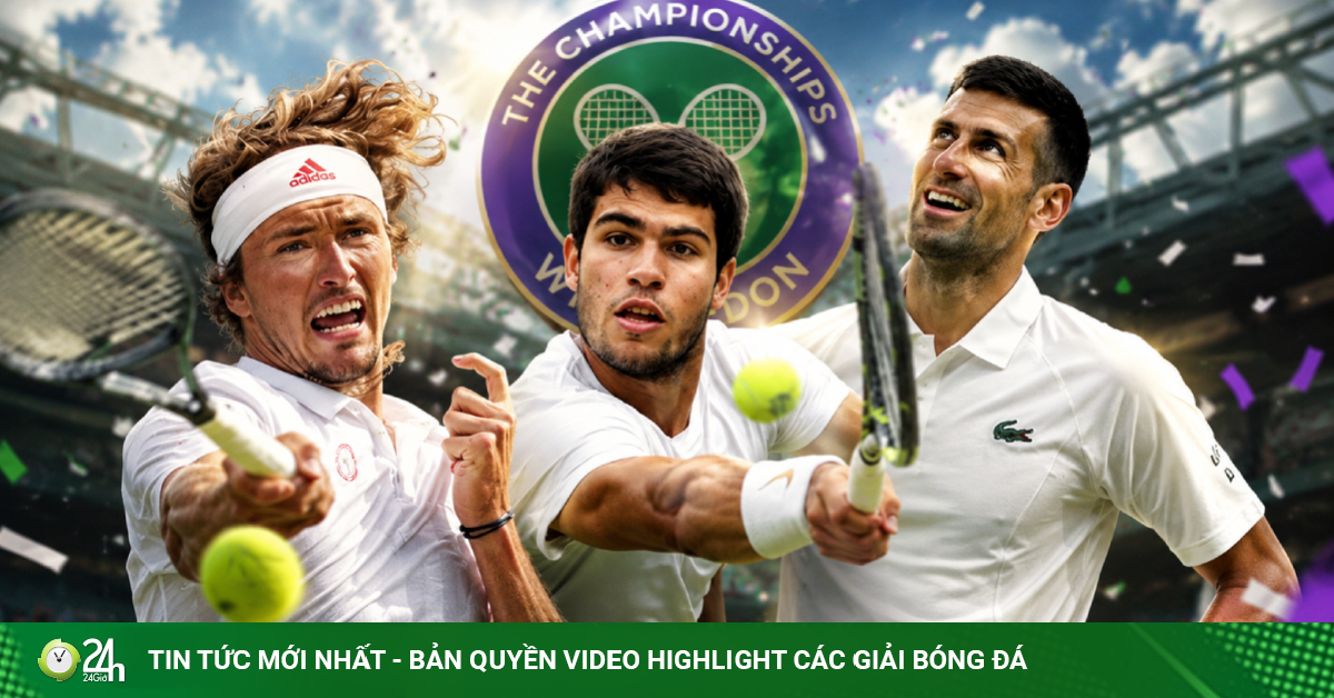 Zverev có thể lấy số 2 của Alcaraz, Djokovic chờ "phi nước đại" (Bảng xếp hạng tennis 29/6)
