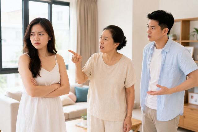 Trong một buổi họp mặt gia đình, mẹ chồng bất ngờ đề nghị con dâu dành hẳn một phòng ngủ cho anh trai và chị dâu của chồng vì họ đang thuê nhà. Ảnh minh họa