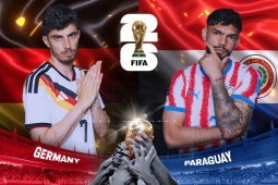 Trực tiếp bóng đá Đức - Paraguay: Thử thách lớn cho "Cỗ xe tăng" (World Cup)