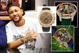 Neymar chi 1 triệu USD sắm đồng hồ đính 286 viên kim cương, mừng tái xuất World Cup