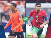 Trực tiếp bóng đá Hà Lan - Morocco: "Cơn lốc da cam" đọ tài "Vua châu Phi" (World Cup)