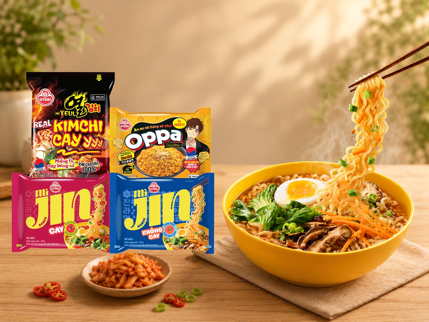 4 dòng mì được OTOKI giới thiệu tại sự kiện