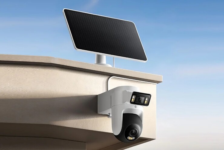Camera Solar 4 Pro 4G đi kèm pin mặt trời.