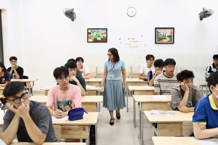 Thí sinh tham dự kỳ thì tốt nghiệp THPT 2026.