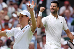Sinner gặp ác mộng ngay vòng 1 vẫn có kỷ lục, Djokovic thể hiện ý chí sắt đá ở Wimbledon