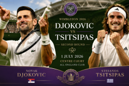 Tennis đỉnh cao Wimbledon: Djokovic đại chiến Tsitsipas, Sinner đối mặt hiểm họa
