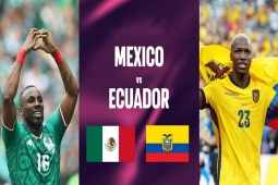 Trực tiếp bóng đá Mexico - Ecuador: Chủ nhà thị uy sức mạnh (World Cup)