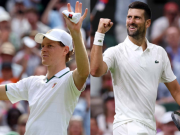 Sinner gặp ác mộng ngay vòng 1 vẫn có kỷ lục, Djokovic thể hiện ý chí sắt đá ở Wimbledon