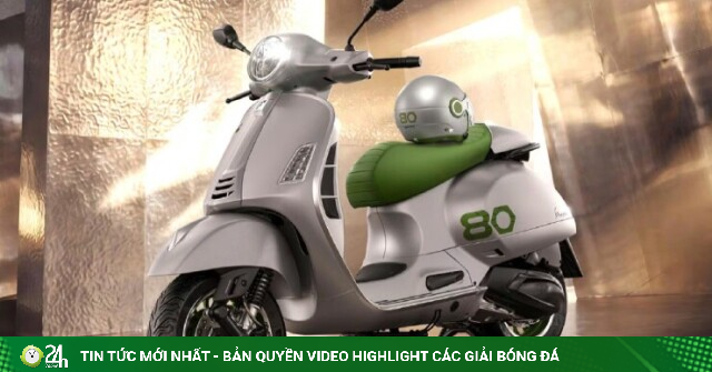 Ra mắt xe ga Vespa bản đặc biệt kỷ niệm 80 năm, số lượng giới hạn