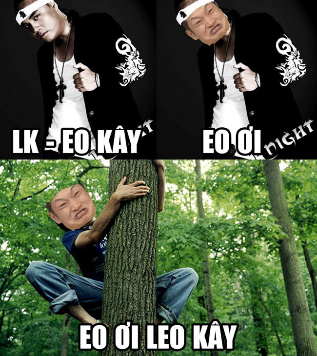 Bức ảnh “khó đỡ” của anh chàng rapper LK…